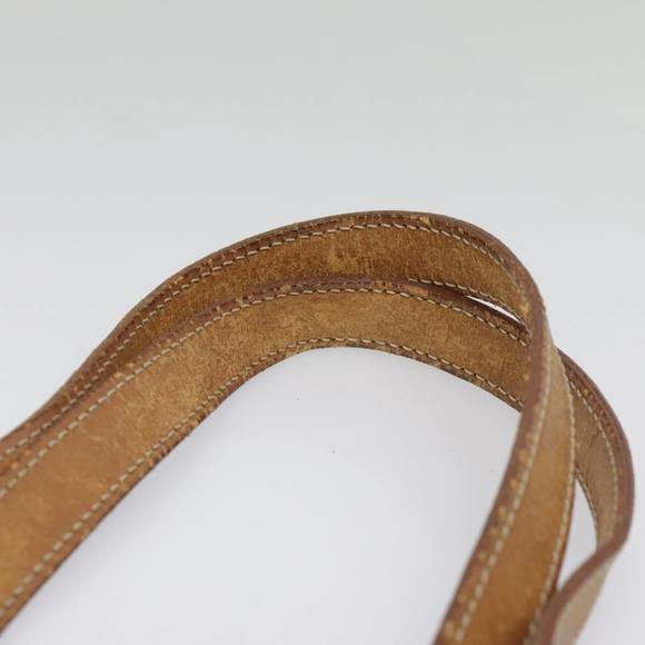 CELINE Macadam Canvas Shoulder Bag PVC Leather Brown Auth 92566 - Picture 8 of 16